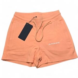Alphalete Essential Core Shorts Orange‎ Frost Size XS